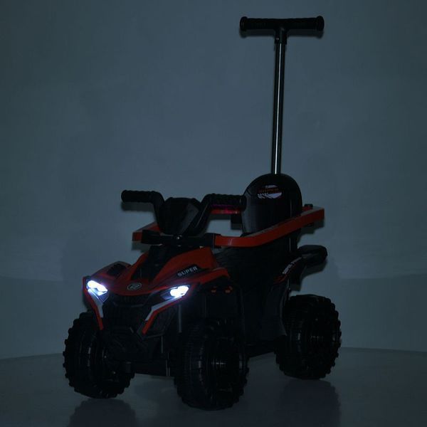 Детский квадроцикл-толокар 3в1 с пультом управления Bambi Racer M 6123EBLR-5 салатовый