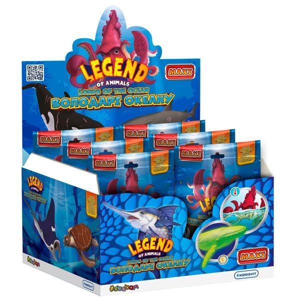 Стретч-іграшка Володарі океану Legend of Animals Maxi 168/CN23, 10 видів 193603 фото &mdash; Кузя