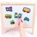 Детские магнитные пазлы Транспорт 6 картинок Vladi Toys VT1733-02 192337 фото 3 &mdash; Кузя