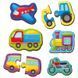 Детские магнитные пазлы Транспорт 6 картинок Vladi Toys VT1733-02 192337 фото 2 &mdash; Кузя