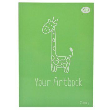 Блокнот Your Artbook Profiplan Spoony Giraffe А5, 64 арк 182399 фото &mdash; Кузя
