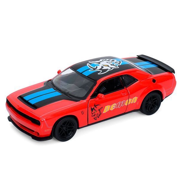 Металева інерційна машинка Kinsmart Dodge Challenger SRT Demon КT 5461 WF, 4 кольори 191521 фото &mdash; Кузя