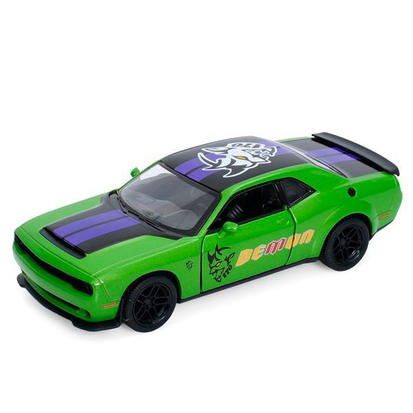 Металева інерційна машинка Kinsmart Dodge Challenger SRT Demon КT 5461 WF, 4 кольори 191521 фото &mdash; Кузя