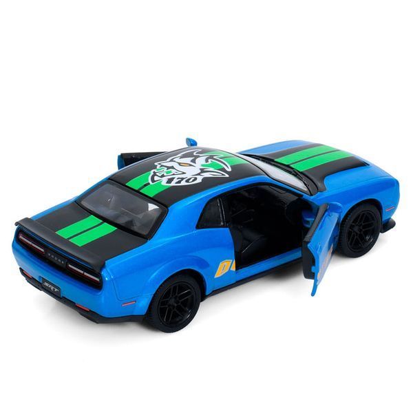 Металева інерційна машинка Kinsmart Dodge Challenger SRT Demon КT 5461 WF, 4 кольори 191521 фото &mdash; Кузя