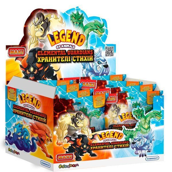 Стретч-іграшка Хранителі стихій Legend of Animals Maxi 162/CN23, 7 видів 193602 фото &mdash; Кузя
