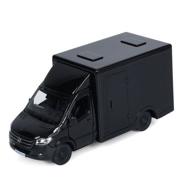 Металева машинка Mercedes-Benz Sprinter з будкою Kinsmart KT 5471 W, 4 кольори 195199 фото &mdash; Кузя