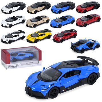 Металева машинка Kinsmart Bugatti Divo KT 5480 W, мікс видів 195200 фото &mdash; Кузя