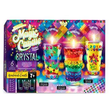Набір для творчості "Magic Candle" MgС-02-01 парафінові свічки "Danko Toys" 101639 фото &mdash; Кузя