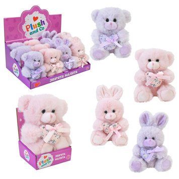 М'яка іграшка Звірята малята Plush and Co PLC25014, 13 см, 4 види 195780 фото &mdash; Кузя