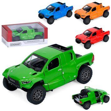 Колекційна металева машинка пікап Toyota GR DKR Hilux Kinsmart KT 5468 W, 4 кольори 191515 фото &mdash; Кузя