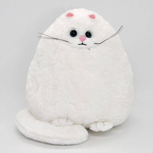 Мягкая игрушка "Толстый кот" C 15406, 28 см, 2 цвета C 15406 фото &mdash; Кузя