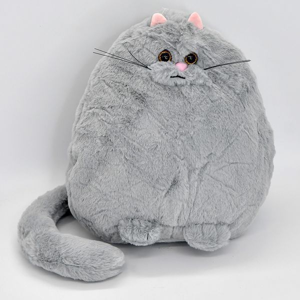 Мягкая игрушка "Толстый кот" C 15406, 28 см, 2 цвета C 15406 фото &mdash; Кузя
