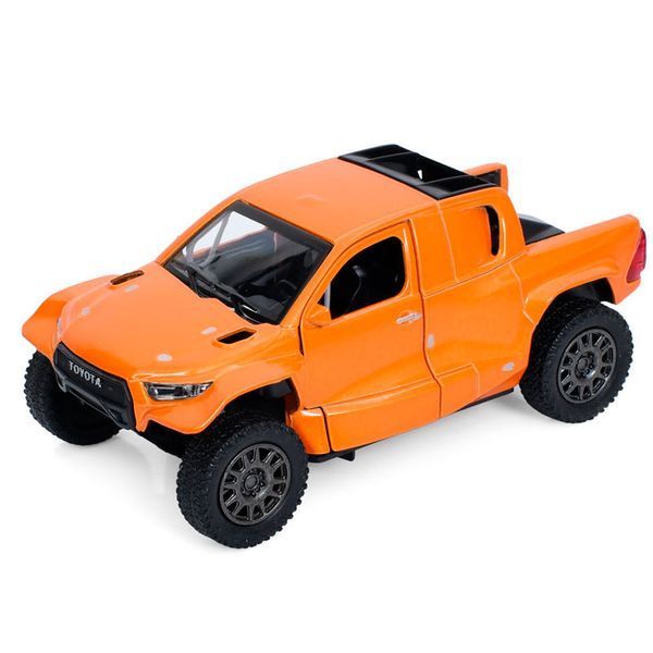 Коллекционная металлическая машинка пикап Toyota GR DKR Hilux Kinsmart KT 5468 W, 4 цвета 191515 фото &mdash; Кузя