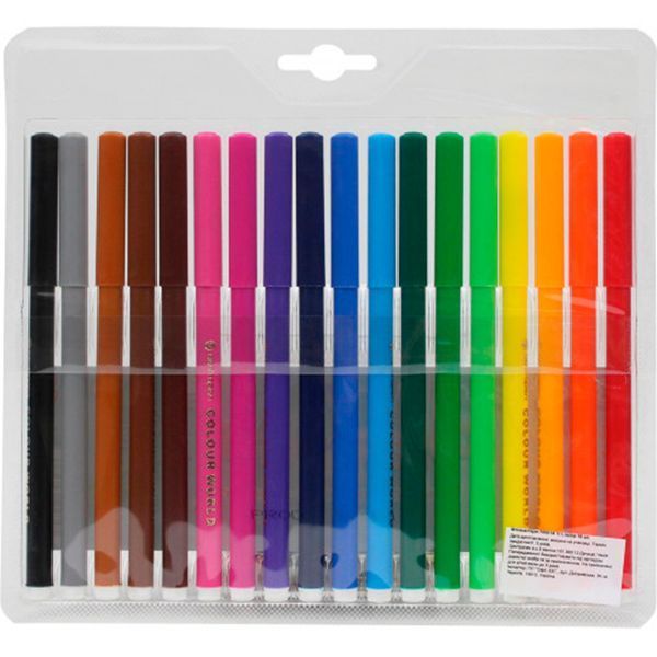 Фломастери Centropen Color World 7550 18, 18 кольорів 40394 фото &mdash; Кузя