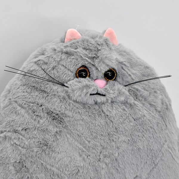 Мягкая игрушка "Толстый кот" C 15406, 28 см, 2 цвета C 15406 фото &mdash; Кузя