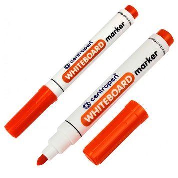 Маркер для белых досок оранжевый Centropen 8559 06 37659 фото &mdash; Кузя