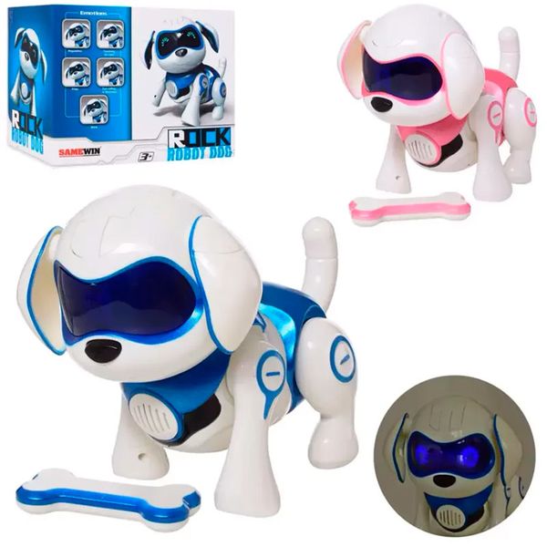 Интерактивная игрушка "Собака" Rock Robot Dog 961, свет, звук, англ.яз. 132283 фото — Кузя