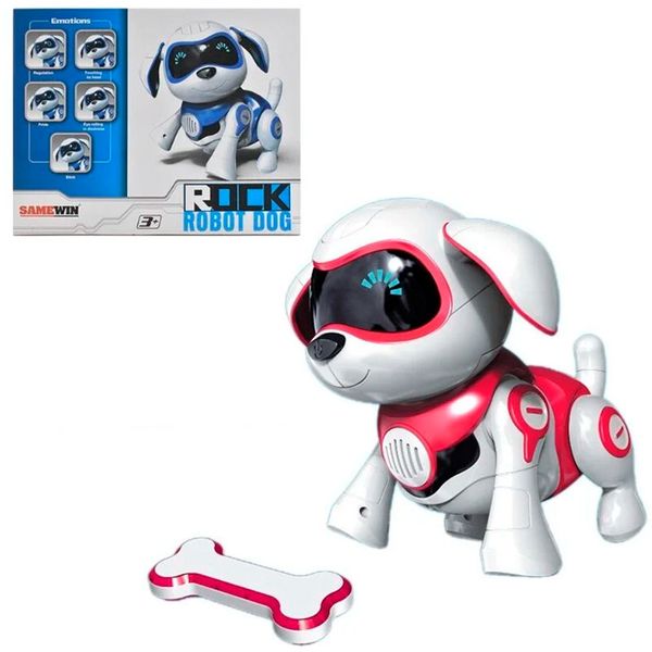 Интерактивная игрушка "Собака" Rock Robot Dog 961, свет, звук, англ.яз. 132283 фото — Кузя