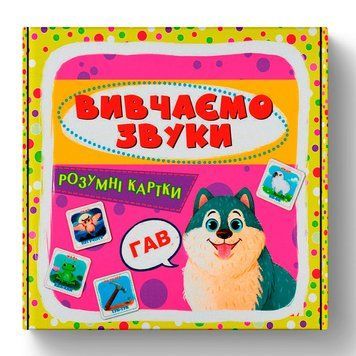 Развивающие карточки Crystal Book Изучаем звуки 30 карточек 474952 192518 фото &mdash; Кузя