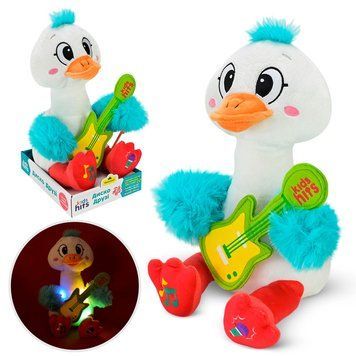 Інтерактивна м'яка іграшка Гусак Kids Hits Disco Pals KH88/002 з підсвічуванням та повтором голосу 196275 фото &mdash; Кузя