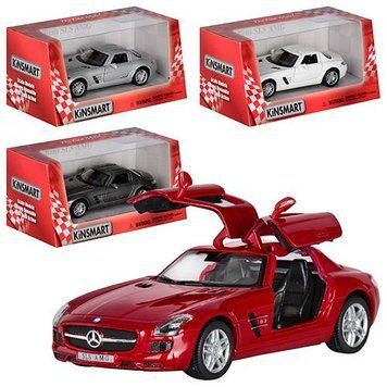 Машинка металлическая "Mercedes-Benz SLS" КT 5349 W, 4 цвета 61235 фото &mdash; Кузя