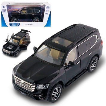 Колекційна автомодель Toyota Land Cruiser 1:24 TechnoDrive KM08222 чорна 193631 фото &mdash; Кузя
