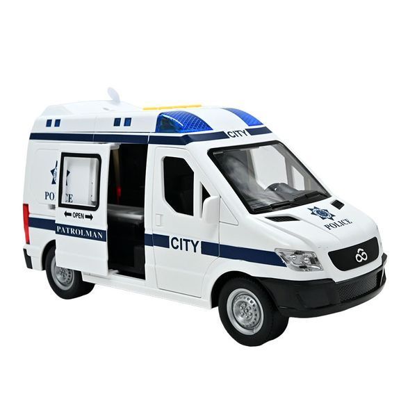 Полицейская машинка микроавтобус WY 1152 B инерционный, со звуком и светом 191916 фото &mdash; Кузя