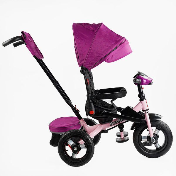 Триколісний велосипед Best Trike 6088F-736-07 з пультом поворотним сидінням та надувними колесами 191017 фото &mdash; Кузя