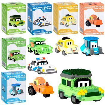 Детский конструктор Building Block Toy Car V4007-8-9-10-11-12, 6 видов 191753 фото &mdash; Кузя