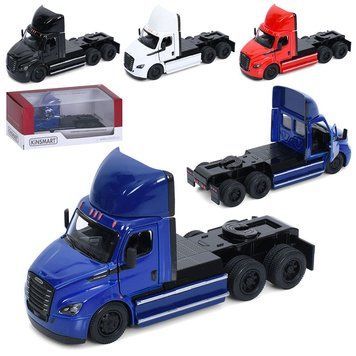 Металева модельтягача Freightliner eCascadia Kinsmart KT5466W, 4 кольори 191900 фото &mdash; Кузя