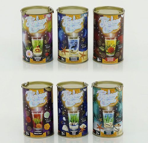 Набір для творчості GS-01-01,02-06 Гелева свічка Danko Toys 91527 фото &mdash; Кузя