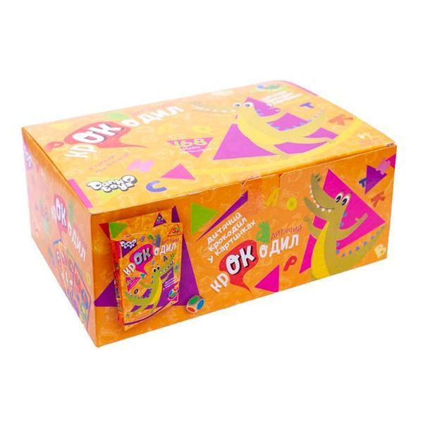 Дитяча гра в картинках "Крокодил" Danko Toys CROC-01-01U 155890 фото &mdash; Кузя