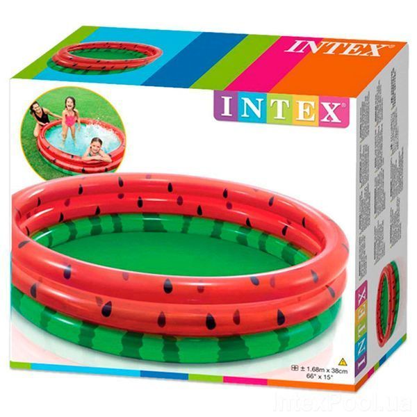 Басейн дитячий надувний Кавун Intex 581л, 58448 118648 фото &mdash; Кузя