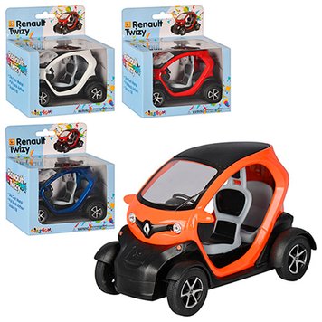 Машинка металева "Renault Twizy" KT 5111 W, 4 кольори 121097 фото — Кузя