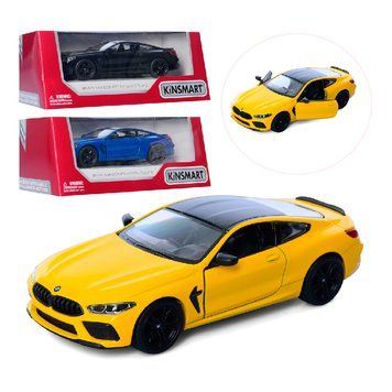 Металева інерційна машинка Kinsmart BMW M8 Competition Coupe KT 5425 W, 3 кольори 144692 фото &mdash; Кузя