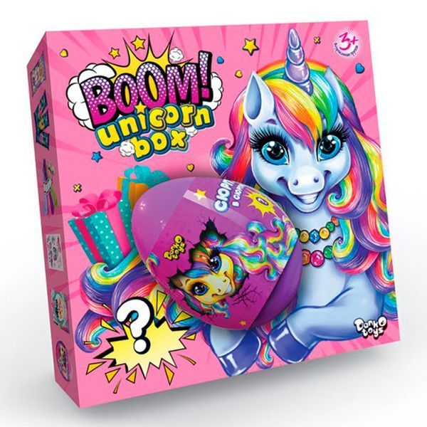 Набір для творчості "Boom! Unicorn Box" BUB-01-01U 142546 фото — Кузя