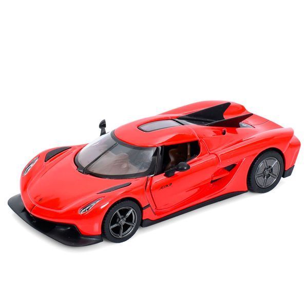 Металлическая инерционная машинка Kinsmart Koenigsegg Jesko КT 5473 W, 4 цвета 191525 фото &mdash; Кузя