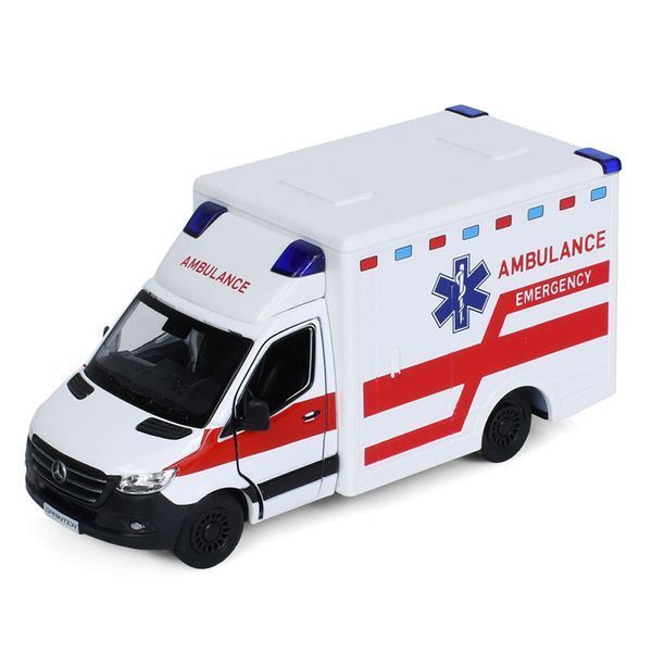 Колекційна модель Швидка допомога Mercedes-Benz Sprinter Kinsmart KT5477W, 2 видим 191897 фото &mdash; Кузя