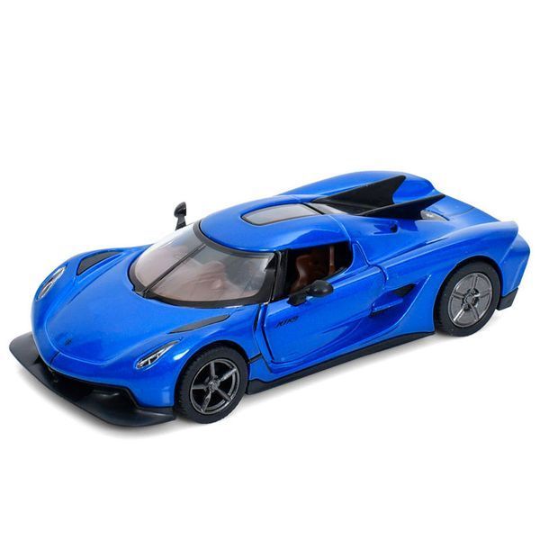 Металлическая инерционная машинка Kinsmart Koenigsegg Jesko КT 5473 W, 4 цвета 191525 фото &mdash; Кузя