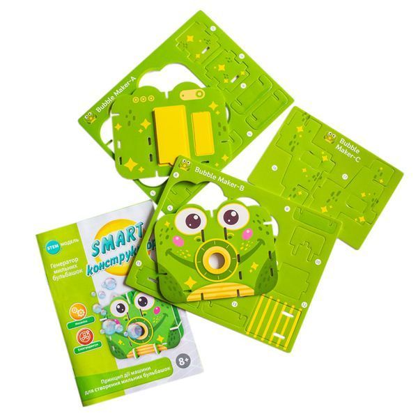 SMART-конструктор Генератор мильних бульбашок STEM-модель Ranok Creative 10100706У 192799 фото &mdash; Кузя