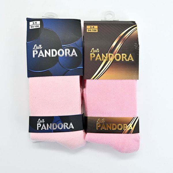Дитячі колготки на дівчинку 3-4 років, "Pandora" рожеві 172442 фото &mdash; Кузя