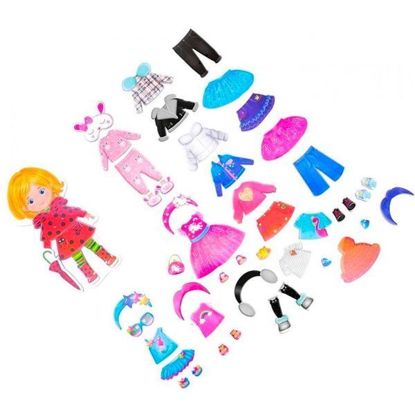 Магнітна гра-одягалка "Trendy girl" VT 3702-23 "Vladi" гардероб 178840 фото &mdash; Кузя