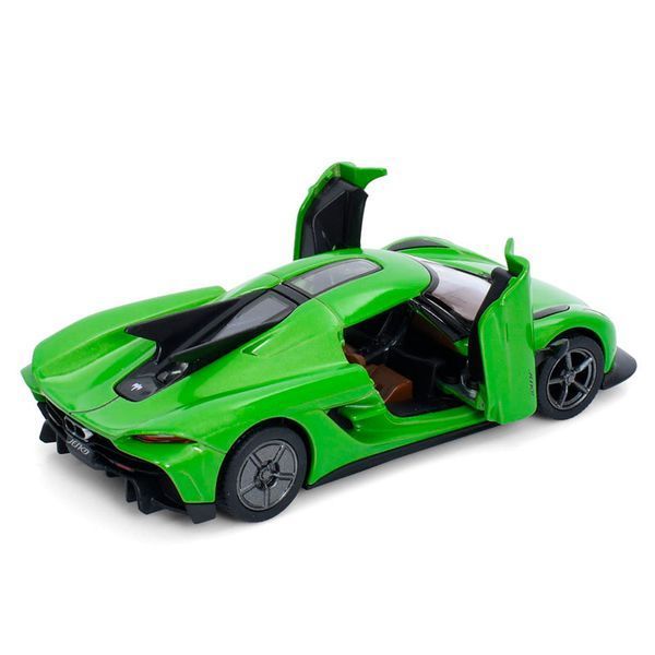 Металлическая инерционная машинка Kinsmart Koenigsegg Jesko КT 5473 W, 4 цвета 191525 фото &mdash; Кузя