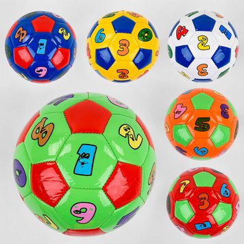 М'яч футбольний (міні) р.2 С 44749, 100 г, 6 кольорів 172560 фото