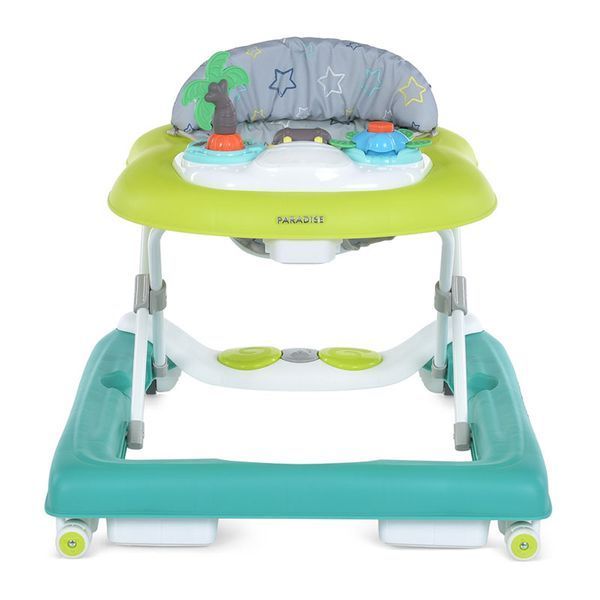 Дитячі ходунки-штовхач 3 в 1 El Camino ME 1103 PARADISE Tropical Green 190353 фото &mdash; Кузя