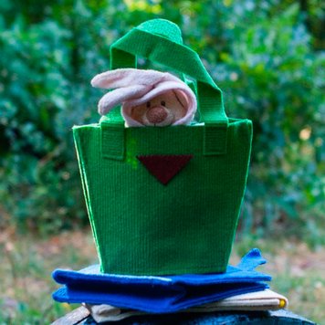 Дитяча сумочка з еко-вовни, мікс кольорів 83954 фото