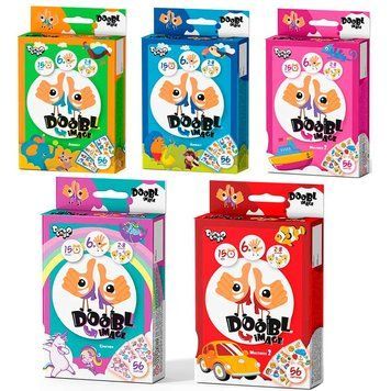 Настільна гра "Doobl image mini" укр DBI-02-01U, 02U, 03U, 04U 130307 фото &mdash; Кузя