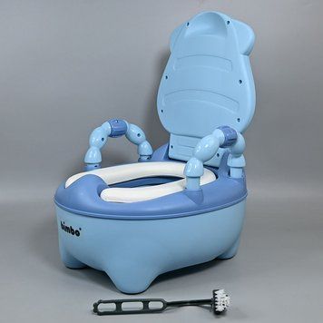 Дитячий горщик з м'яким сидінням для хлопчика Корівка Bimbo 7880-19 190109 фото &mdash; Кузя