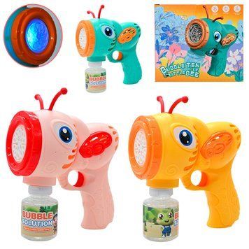 Детский пистолет для мыльных пузырей 2219 с подсветкой, 3 цвета 193528 фото &mdash; Кузя