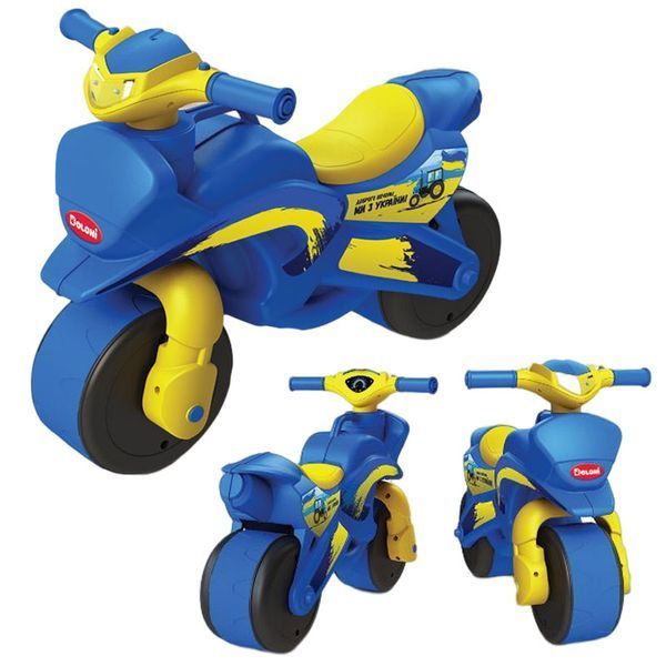 Музыкальный детский мотоцикл толокар Doloni Toys 0139/64 с украинской озвучкой 161009 фото &mdash; Кузя